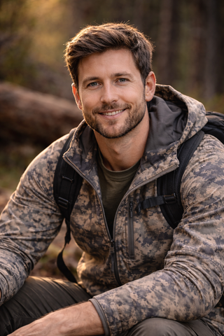 Portrait of Tyler James, a professional cold weather gear expert and author of the field testing guide.