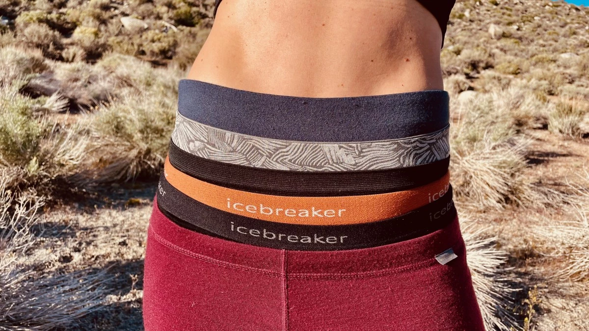 Graphic featuring several pairs of women's long underwear with text about four years of testing.